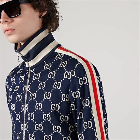 veste gucci en coton jacquard faux